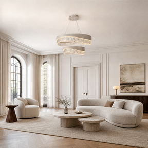 Stagno Crystal Duo Chandelier