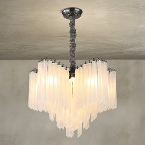 Glass Rod Chandelier