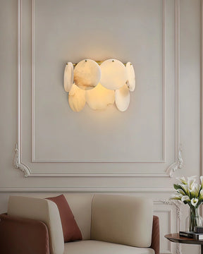 Wall Sconce  French Art Deco Spanish Alabaster