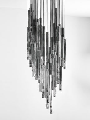 Galaxy Symphony Orchestra Meteor Shower Crystal Spiral Chandelier