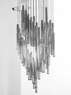 Galaxy Symphony Orchestra Meteor Shower Crystal Spiral Chandelier