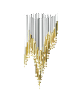 Galaxy Symphony Orchestra Meteor Shower Crystal Spiral Chandelier