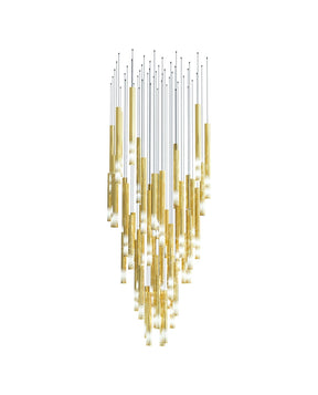 Galaxy Symphony Orchestra Meteor Shower Crystal Spiral Chandelier