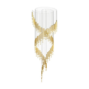 Galaxy Symphony Orchestra Meteor Shower Crystal Spiral Chandelier