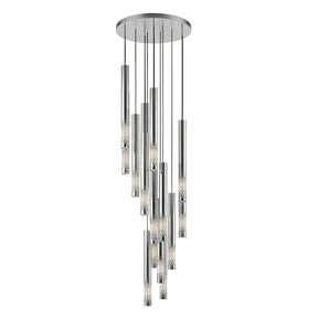 Galaxy Symphony Orchestra Meteor Shower Crystal Spiral Chandelier