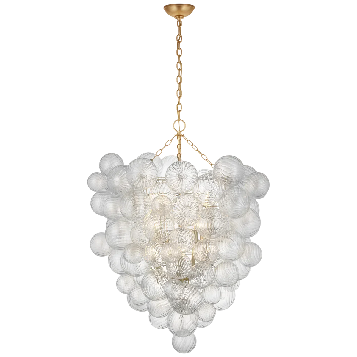 Talia Grande Entry Chandelier 36", Art Creative Glass Pendant Lamp