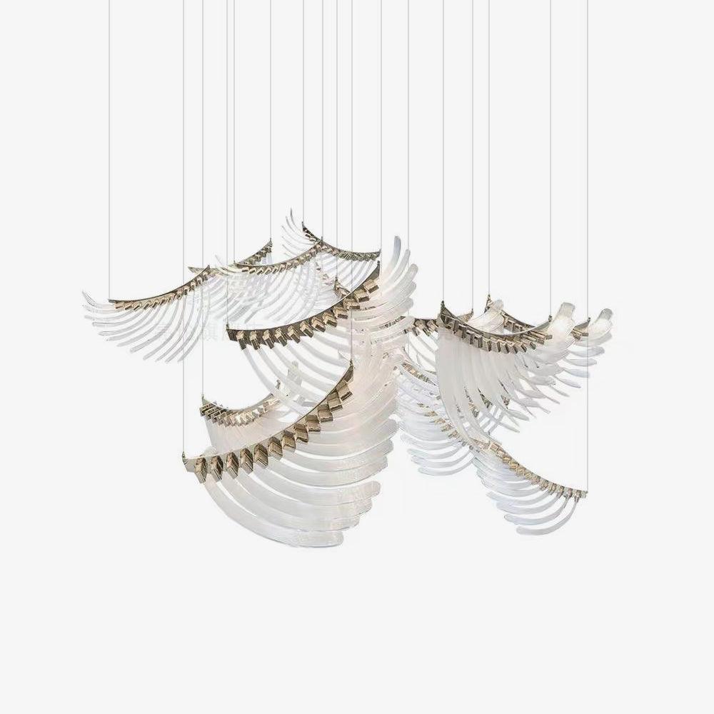 Tiered Palmette Chandelier - Vakkerlight