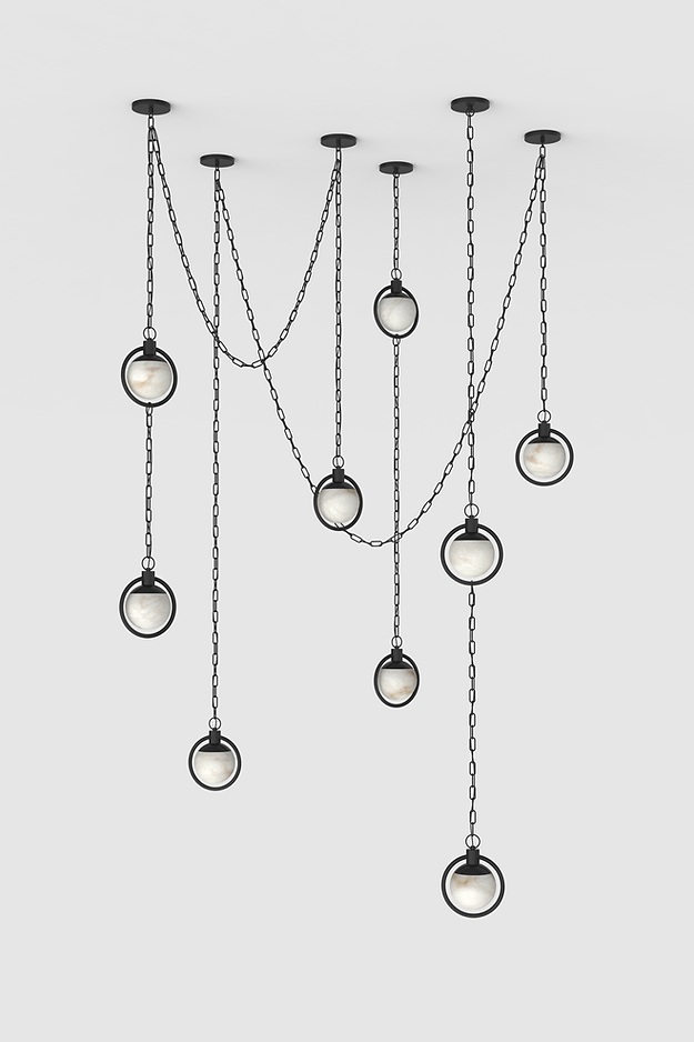 Trenato Alabaster Chandelier 6