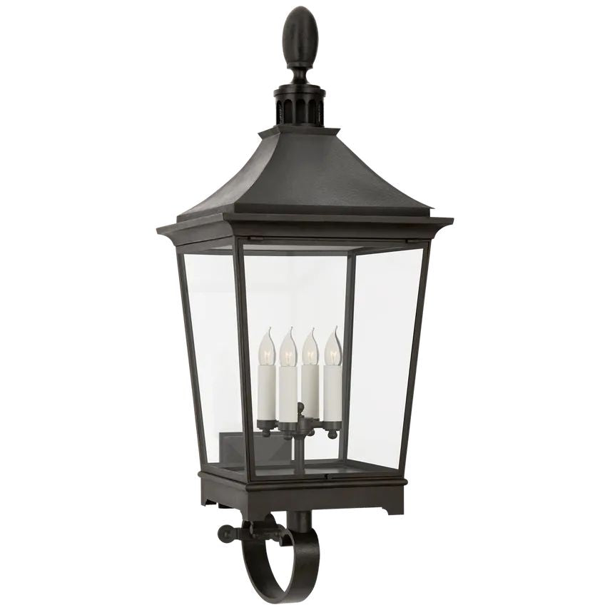 Bailey Classic large Lantern Wall Sconce Outdoor