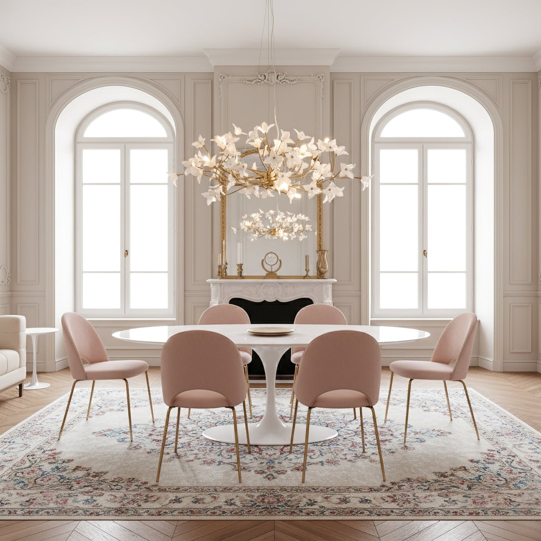 Veitchii Flower Branch Chandelier