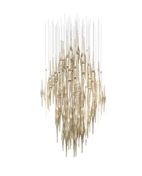 Vitara Meteor Shower Crystal Spiral Chandelier