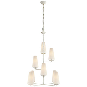 Vertical Chandelier/Wall Light in Bronze/Black/White Finish Color