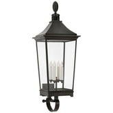 Cypress Large 3/4 Lantern Wall Sconce Outdoor