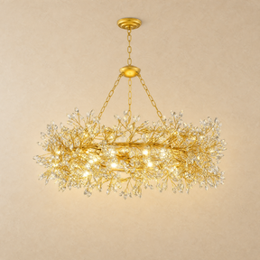 Pendant Light in gold