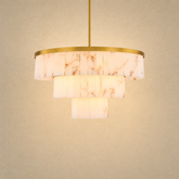 Pendant Light in gold