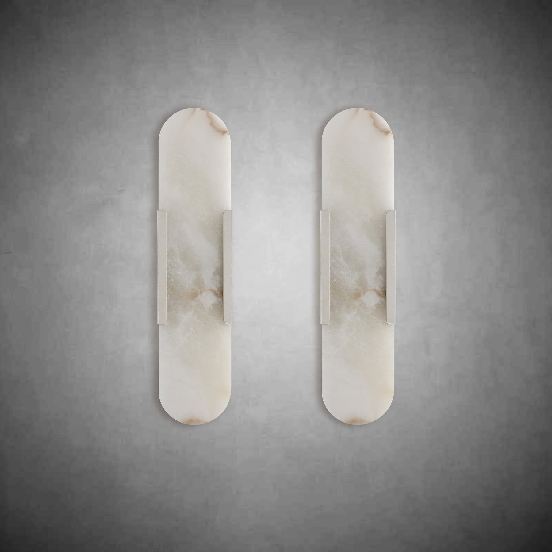 Wall Sconces Set of 2, Alabaster Wall Light, 19.7'' Indoor Vanity Light Fixtures for Bathroom