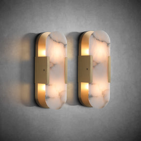 Alabaster Wall lamp Set (2 Pieces)