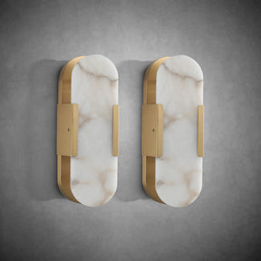 Alabaster Wall lamp Set (2 Pieces)