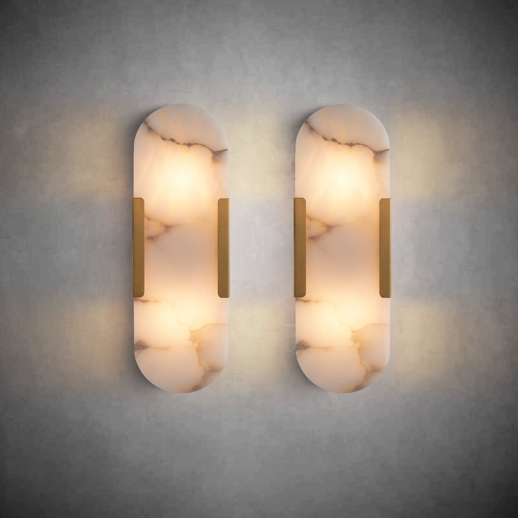 Alabaster Wall lamp Set (2 Pieces)