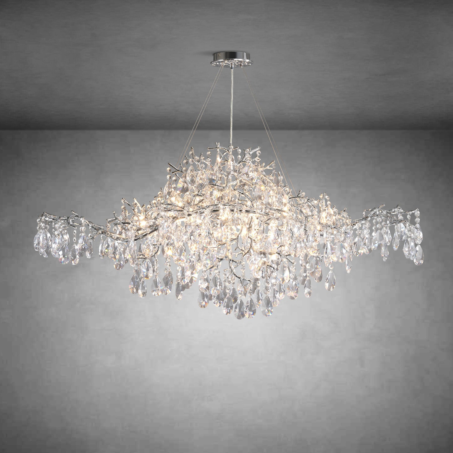 Modern Tree Crystal Chandelier