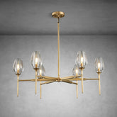 Modern Tulip Round Chandelier for Living Rooms and Bedrooms