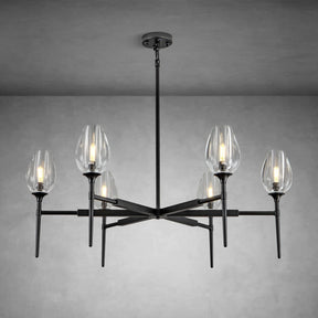 Modern Tulip Round Chandelier for Living Rooms and Bedrooms