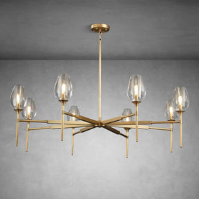 Modern Tulip Round Chandelier for Living Rooms and Bedrooms