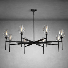 Modern Tulip Round Chandelier for Living Rooms and Bedrooms