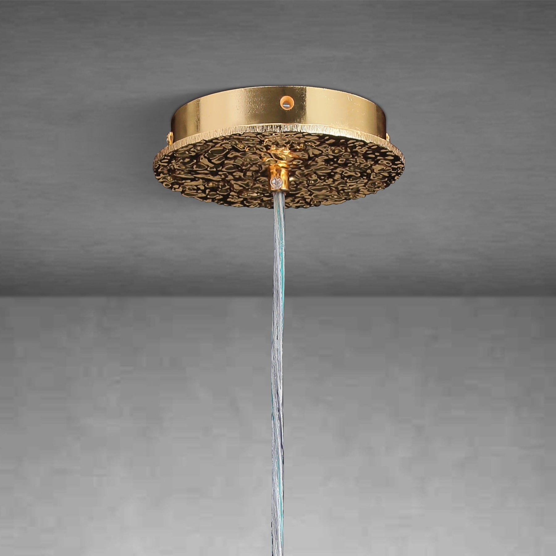 23.6" Modern Gold Tree Branch Crystal Chandelier