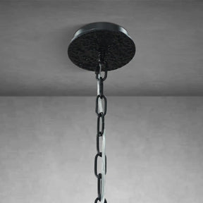 30-Inch Modern Crystal Chandelier - Nature-Inspired Black Branch Ceiling Light