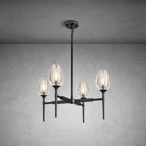 Crystal Black Pendant Lights Kitchen Island