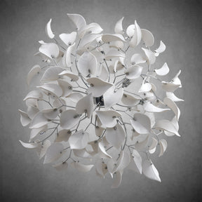 Ceramic Ginkgo Leaf Chandelier