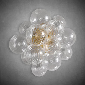 Golden Bubble Wall Lamp 16.9"