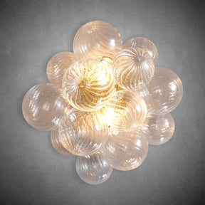 Golden Bubble Wall Lamp 16.9"
