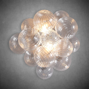 Golden Bubble Wall Lamp 16.9"