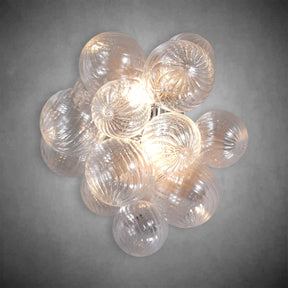 Golden Bubble Wall Lamp 16.9"