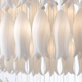Ceramic Tulip Cascade Staircase Chandelier