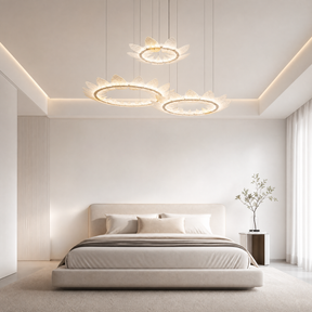 Modern Foyer Chandelier in a living room
