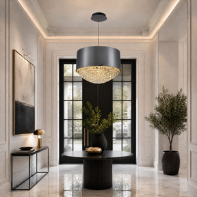 Yiosi Series Crystal Pendant Light 28"