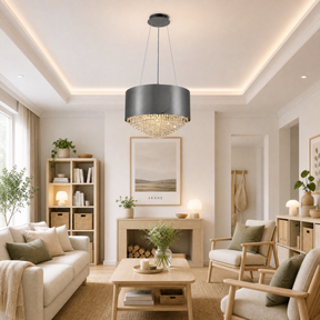 Yiosi Series Crystal Pendant Light 28"