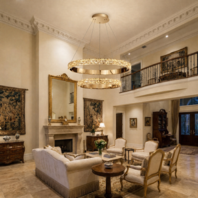 Yiosi Series Nested Crystal Chandelier Style D