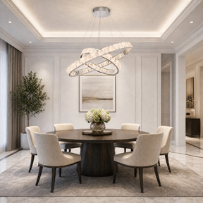 Yiosi Series Nested Crystal Chandelier Style H