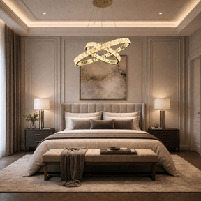 Yiosi Series Nested Crystal Chandelier Style H
