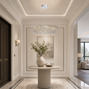 Yiosi Stella Round Crystal Chandelier