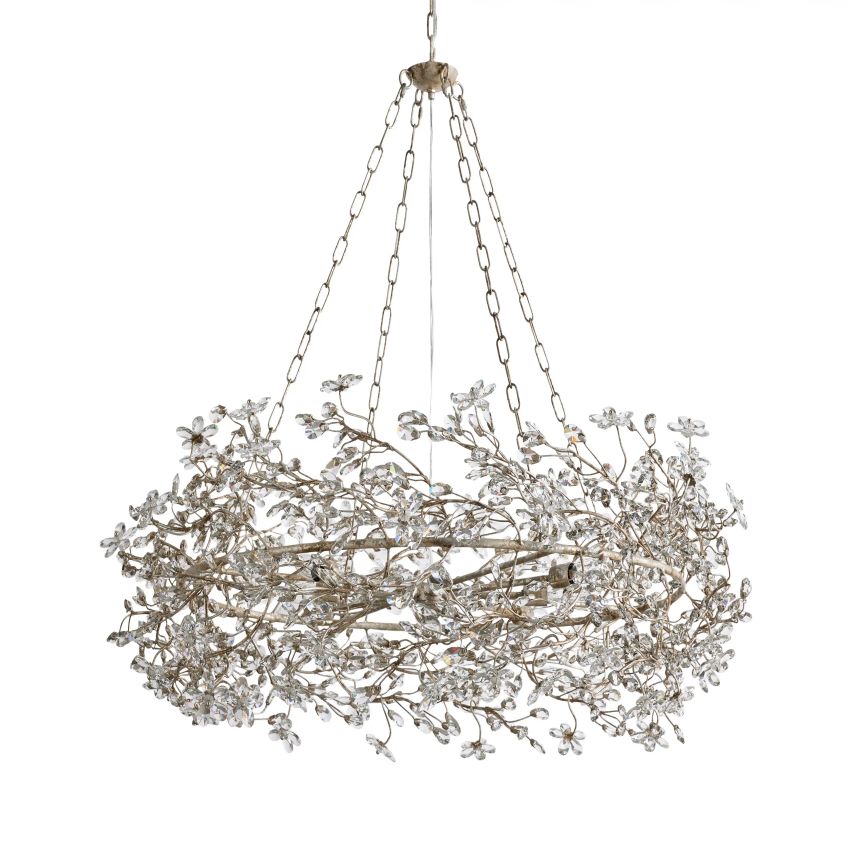 Fiore Crown Glass Chandelier