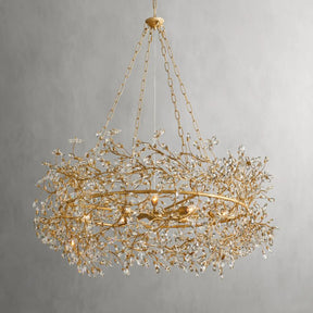 Fiore Crown Glass Chandelier