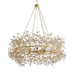 Fiore Crown Glass Chandelier