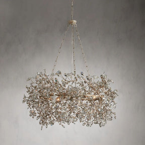 Fiore Crown Glass Chandelier