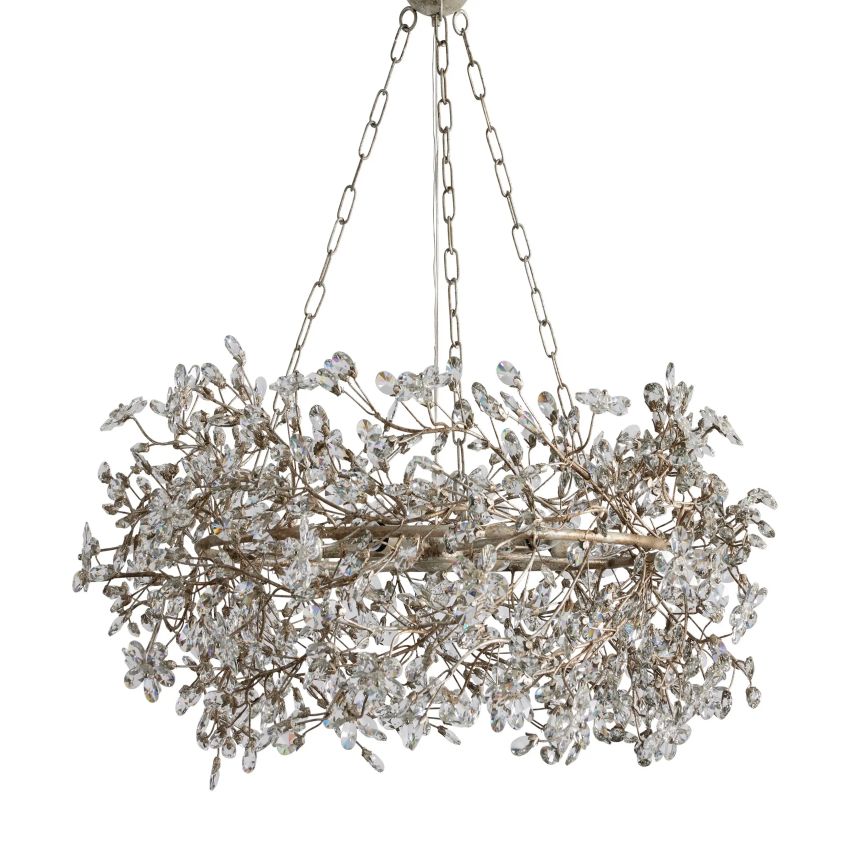 Fiore Crown Glass Chandelier