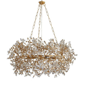 Fiore Crown Glass Chandelier